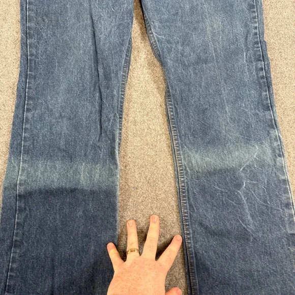 Vintage Levis Orange Tab Bootcut Jeans Mens 38x31 Fits 36x30 80s 20517-0217 USA